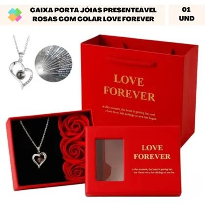 CAIXA JOIA C/ROSAS